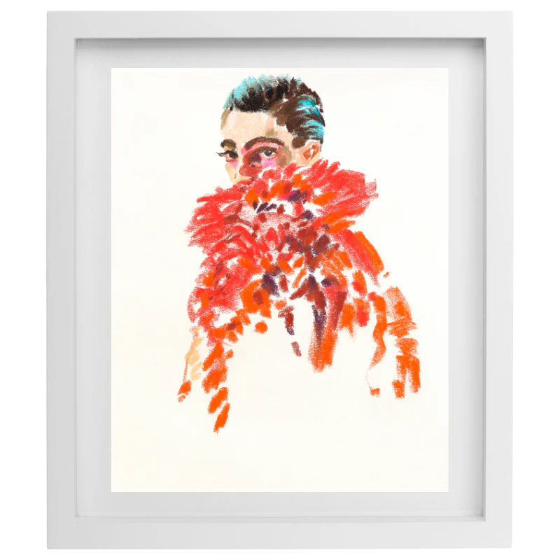 Annette Wüllner / Red Faux Fur - Image 3